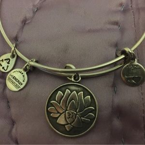 Alex & Ani bangle bracelet LOTUS